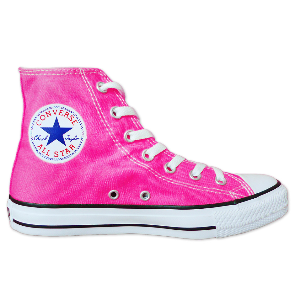 hot pink converse youth