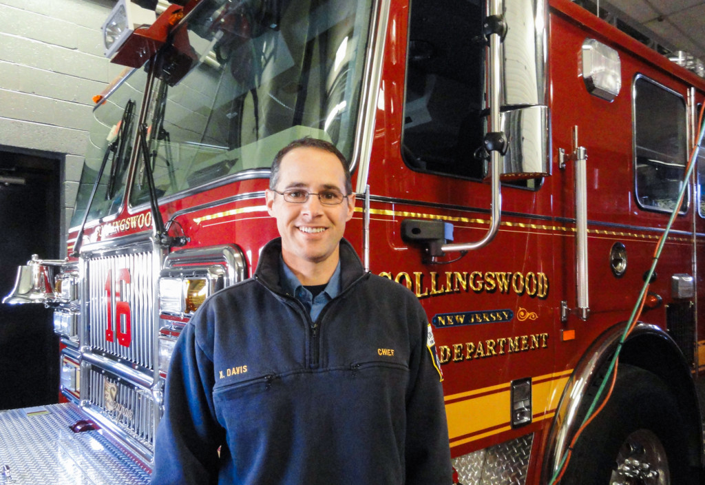 Collingswood Fire Chief Keith Davis. Credit: Matt Skoufalos.